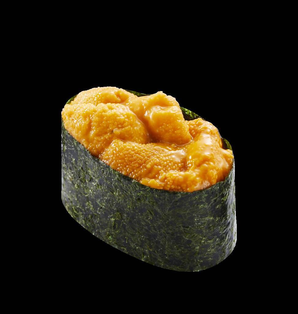 「“北欧サーモンいくら”包み」110円、「うに軍艦」190円　「かっぱの贅沢うにいくら祭り」開催