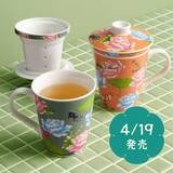 「カルディ、台湾の客家柄「茶こし付きマグカップ」「どんぶりとれんげセット」販売スタート、台湾定番朝ご飯「シェントウジャンの素」、“蘭の花のような香り”四季春茶葉をセットに」の画像1