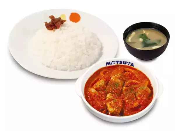 松屋、3月5日に「チキンマサラカレー」発売、本場の「マサラカレー」を松屋風にアレンジ、スパイスを使用し鉄板で焼き上げた「ごろごろチキン」を煮込んだカレー