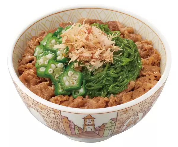 すき家、今年も「めかぶオクラ牛丼」発売　“ねばとろ”でさっぱり、夏向け人気メニュー