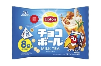 「リプトン ミルクティー」の味わいを菓子で再現　チョコボールやガレットサンドなど3品を期間限定発売【森永製菓】