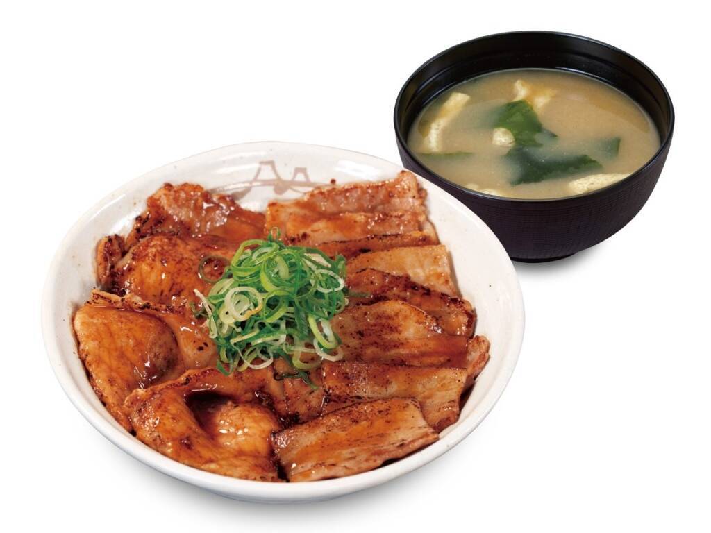 【松屋】香ばしく炙った肉の絨毯、「炙り十勝豚丼」復活発売