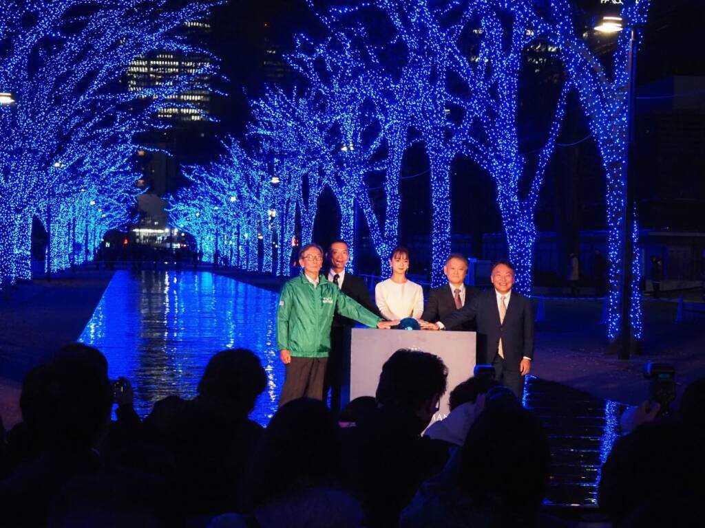 「青の洞窟SHIBUYA」点灯式、ゲストに多部未華子さん【日清製粉ウェルナ】