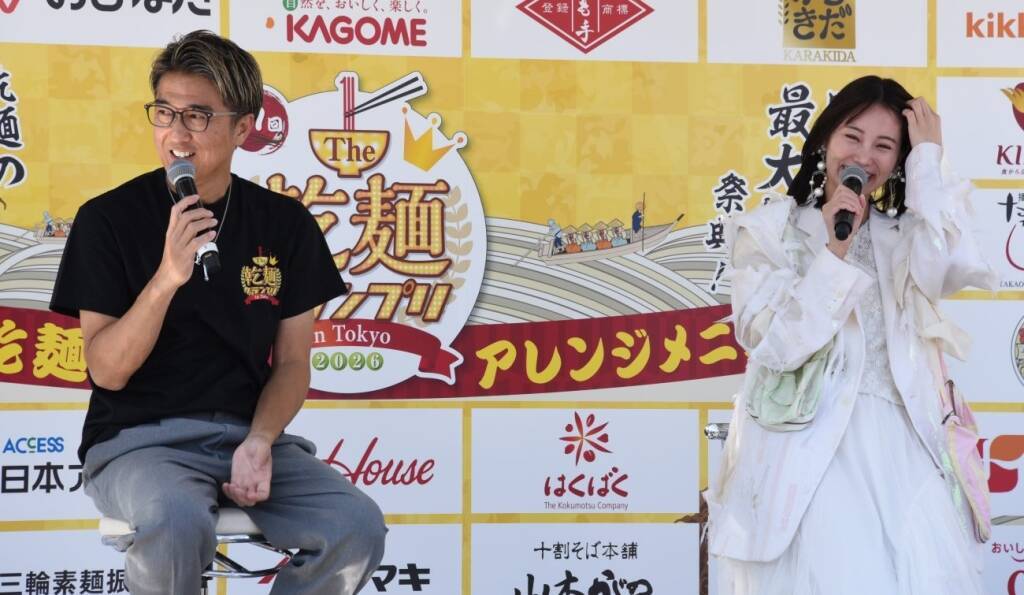 「乾麺グランプリ」２日間好天のもと開催、こだわり乾麺部門は金トビ志賀２連覇、アレンジ部門はキッコーマン３連覇