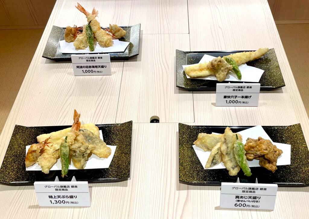 くら寿司、旗艦店を銀座にオープン、車海老を使った「特上にぎり(6貫1800円)」など販売、寿司･天ぷら･団子の3つの屋台でライブパフォーマンスも