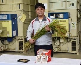 アイリスグループ、農業参入初年度の収穫作業進む/「雨も多くやきもきしていたが、無事収穫できほっとしている」＝大山社長