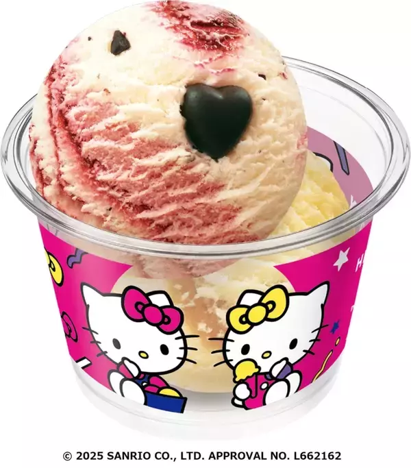 「【ハローキティ×サーティワン】「HELLO KITTY Loves ICE CREAM」11月1日より開催/キティ、ミミィ、タイニーチャムのスイーツ&限定グッズ」の画像