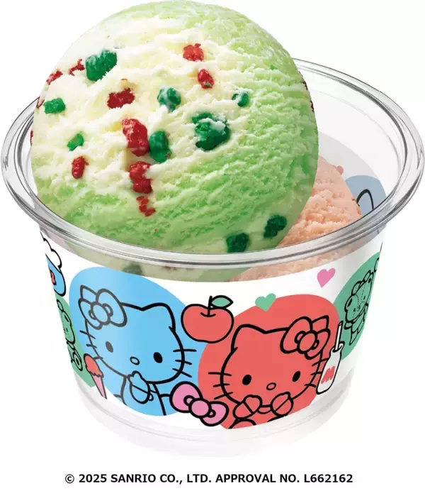 「【ハローキティ×サーティワン】「HELLO KITTY Loves ICE CREAM」11月1日より開催/キティ、ミミィ、タイニーチャムのスイーツ&限定グッズ」の画像