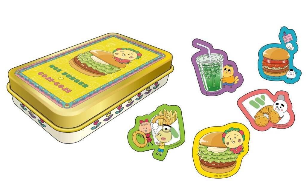モスバーガー限定「コジコジ」豆ざら登場、かわいらしいデザイン違いの2枚セット
