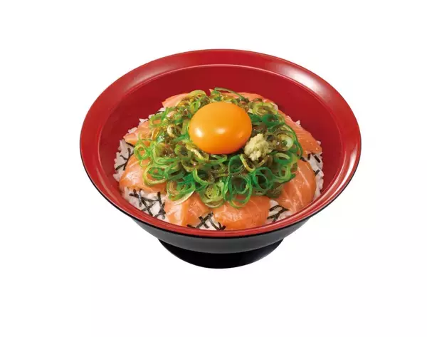 「すき家「サーモン丼」発売、アトランティックサーモンを贅沢に盛り付けた丼」の画像