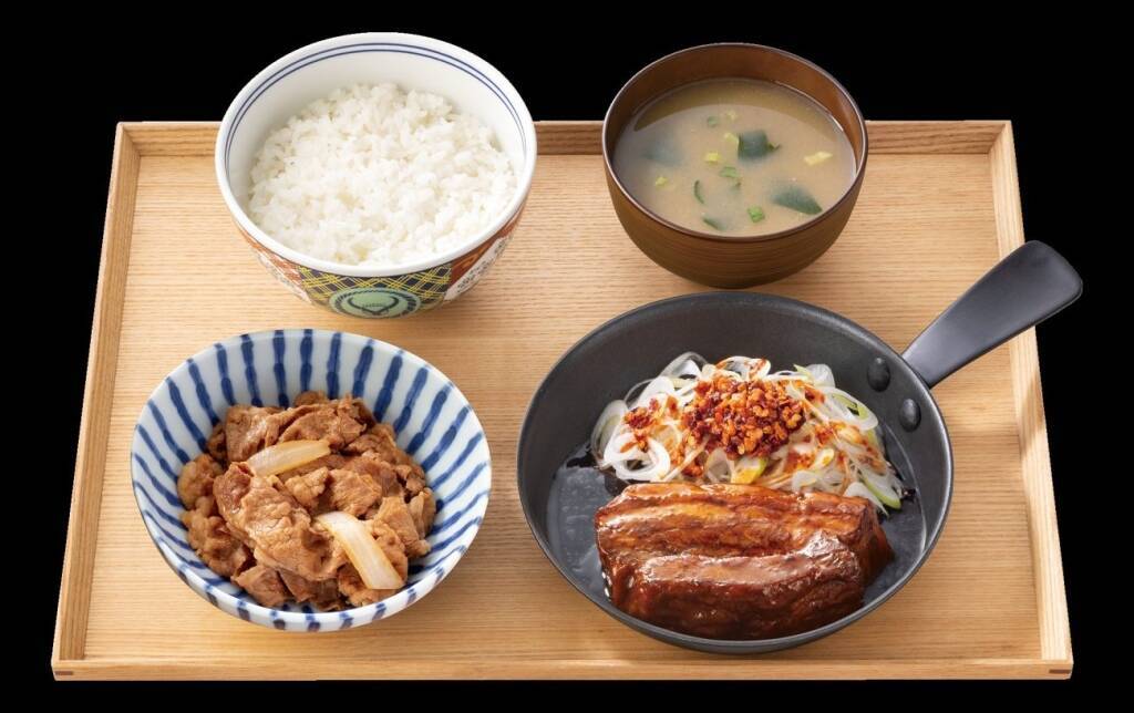 吉野家「厚切り豚角煮定食」がレギュラーメニューに！　15時から翌4時までの夜限定で販売