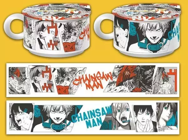 「ローソン「チェンソーマン」コラボ開催へ、ミニ色紙つきカントリーマアム、マグカップ＆ゼリーなど販売、単行本風ノート配布や座椅子・コースター当たるマイレージキャンペーンも」の画像