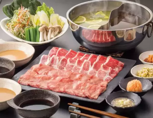 「しゃぶ葉“牛たんしゃぶしゃぶ食べ放題”スタート、2023年初夏の限定コース、レモンハーブだしも登場」の画像