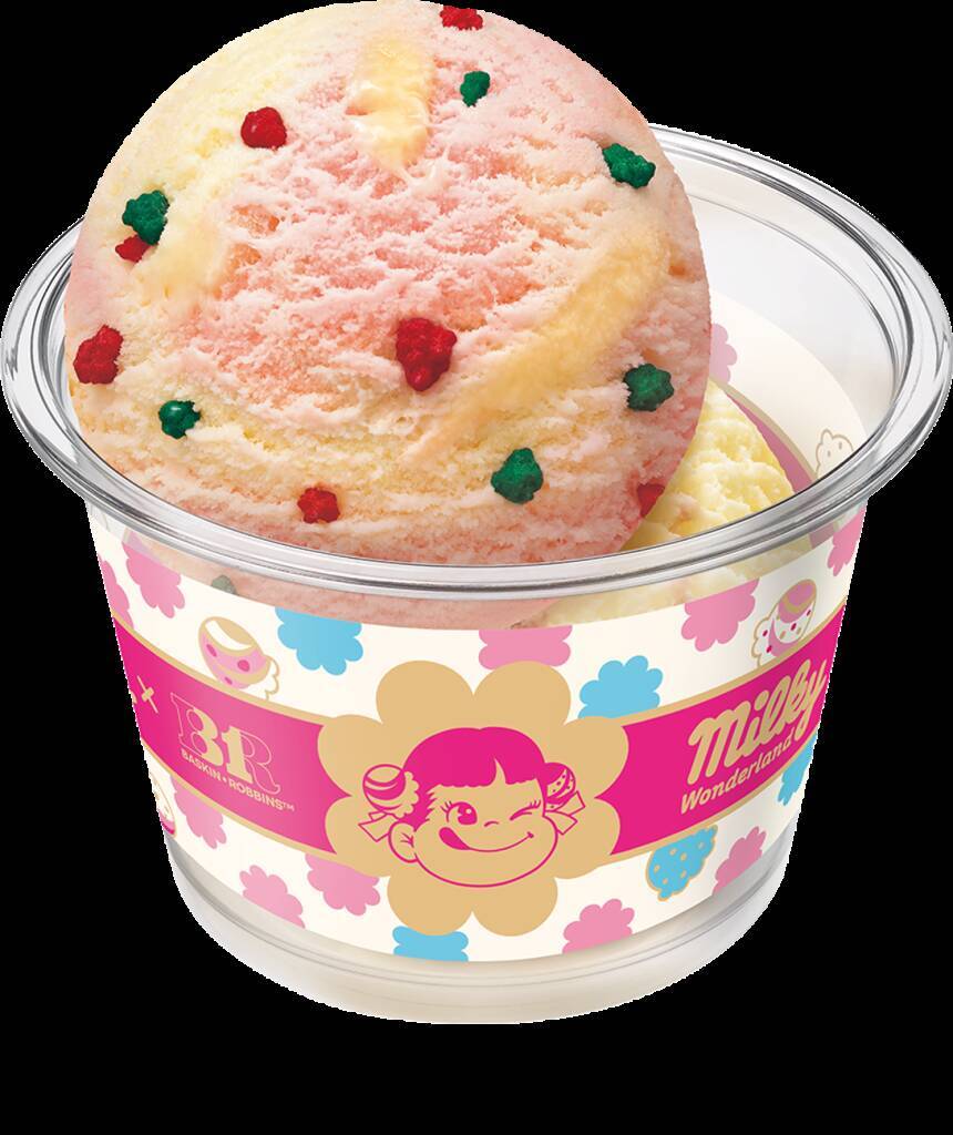 【不二家×サーティワン】75周年「ミルキー」とコラボ　ミルキー風味のアイスやコラボアイスを表現した菓子など、9月1日から
