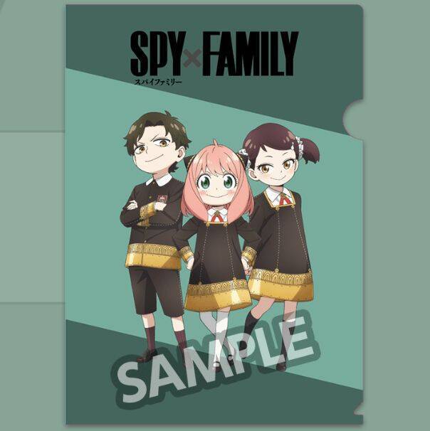 ローソン×スパイファミリー「クリアファイル」全5種類のデザイン公開、アーニャ&ボンドやデフォルメしたロイド･ヨル･ユーリなど