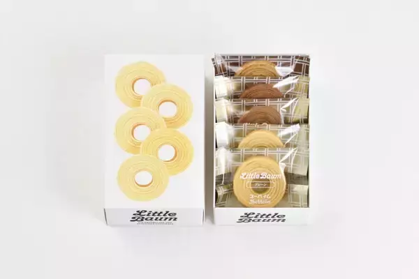 「ユーハイム 手のひらサイズの「リトルバウム」発売/バター&生クリームのコクと、ふんわり食感が楽しめる」の画像