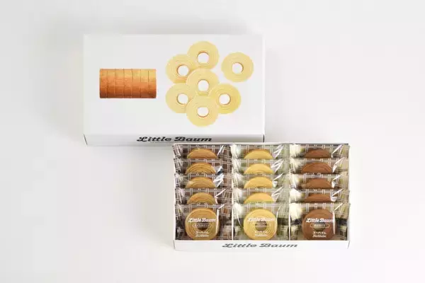 「ユーハイム 手のひらサイズの「リトルバウム」発売/バター&生クリームのコクと、ふんわり食感が楽しめる」の画像