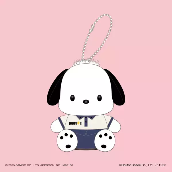 「【ドトール×ポチャッコ】「福袋2026」10月24日より予約開始/オリジナルバッグ、ぬいぐるみ、チャーム、トートバッグ、巾着など」の画像