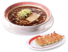 【3日間限定・500円】幸楽苑「郡山ブラック」と「郡山ブラック素らーめん餃子セット」を特別価格で販売