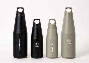 スタバ×藤原ヒロシ氏「FRAGMENT ハンドルリッドステンレスボトル」発売、大容量でシンプルなデザイン/スターバックスコーヒー