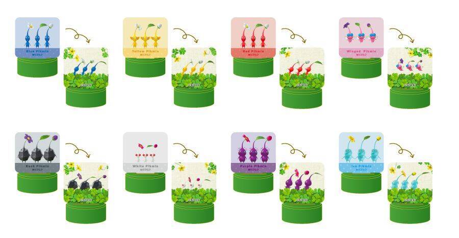 ファミマ「ピクミン4」ボトルキャップ配布、新登場“氷ピクミン”などピクミン全8種類/ファミリーマート