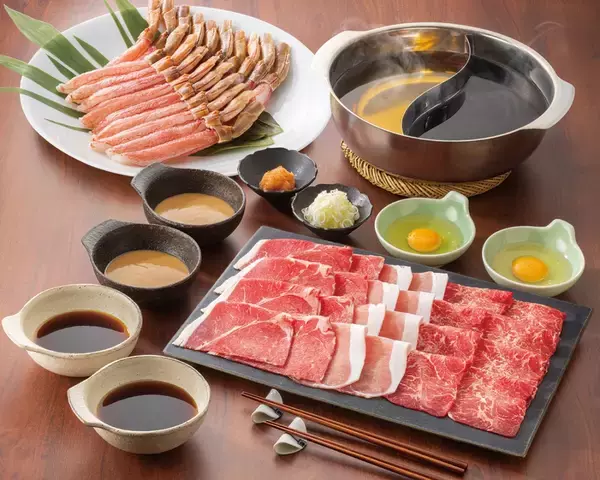 「「生本ずわい蟹」食べ放題が復活（昨年300万本販売）　シニア1100円引き・小学生は大人の半額・幼児は無料【しゃぶ葉】」の画像