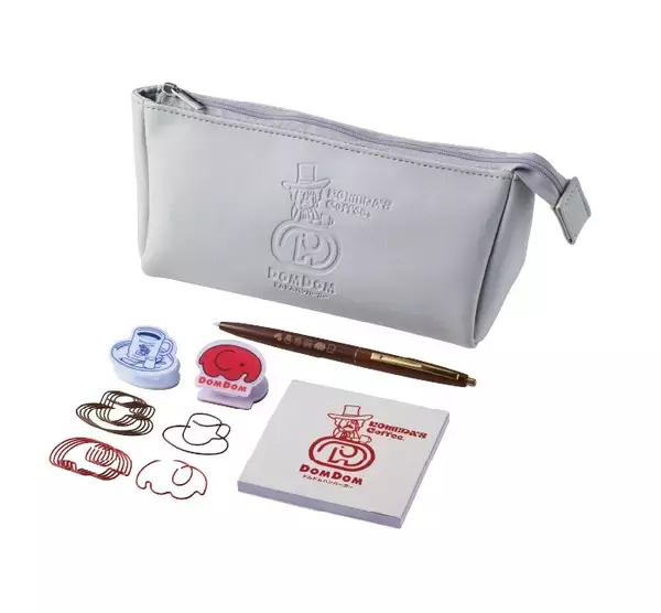 「【コメダの福袋】1月1日～販売開始!ドムドムハンバーガー「どむぞうくん」の限定キーホルダーや日常使いしやすいプレート･ステンレスタンブラーなど」の画像