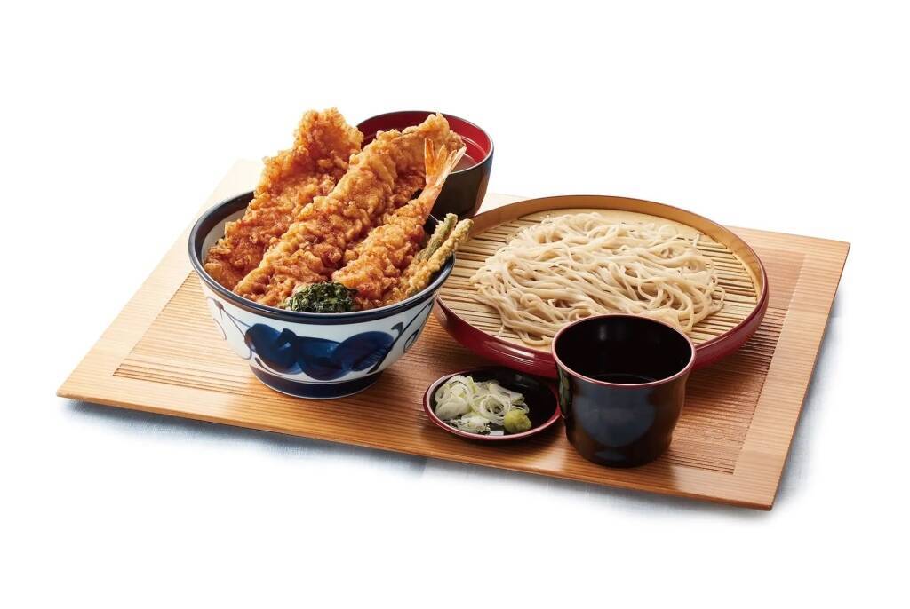 天丼てんや「たれづけ 大江戸天丼」「夏のごちそう天丼」「ミニ天丼とそばのセット」、夏の期間限定商品6月13日発売、夏のごちそう天丼は、「うなぎ天」や大分県産「はも」、「メカジキ」などの“贅沢”な天丼