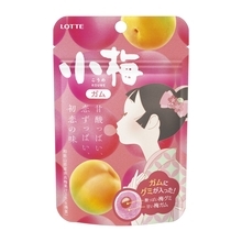 ロッテ、「小梅」シリーズ初のグミ入りガム発売 “甘い”と“酸っぱい”が変化する梅の味わい
