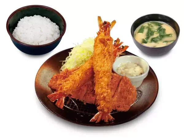 「【松のや】値段そのまま、海老フライをグレードアップ または 増量「海老海老フェア」/ 12月24日から」の画像