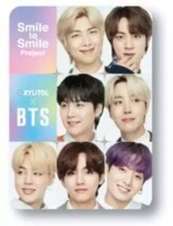 「キシリトール×BTS“フォトカード2枚セット”プレゼント、Smile to Smileキャンペーン第3弾は2月開始/ロッテ」の画像