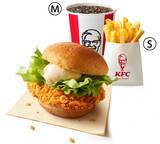 「KFC、260円引き「チキンフィレバーガーセット590円」キャンペーン、5月8日から28日まで、11種のハーブ&スパイスを使った1枚肉にオリーブオイル入りマヨソース/ケンタッキーフライドチキン」の画像1