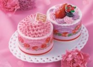母の日限定ケーキの予約開始、華やかな花束をイメージしたプチデコレーションケーキなど【銀座コージーコーナー】
