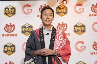 「壱角家×油そば総本店」二刀流店舗が100日で100店舗突破、株式会社ガーデン川島社長「2030年代までに外食産業でナンバーワンとなり、時価総額1.5兆円超を目指す」
