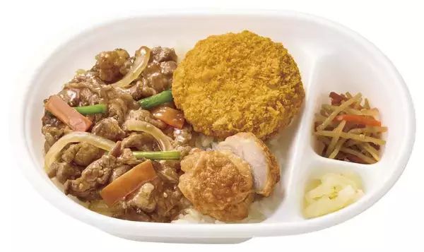 【昼夜問わず販売】ほっともっと「550円ランチ」登場　牛焼肉・しょうが焼き・とりかつの3種