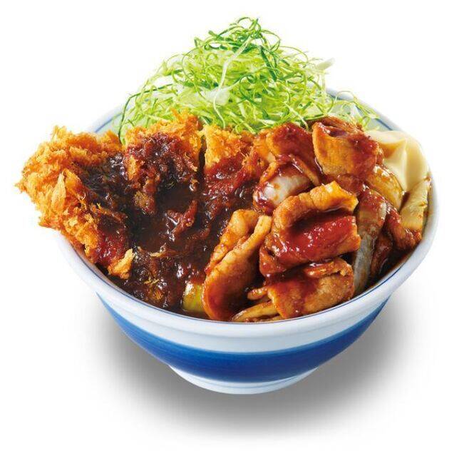 かつや ロースカツと豚スタミナ焼肉 丼 定食発売 22年最初の 合い盛り 新メニュー テイクアウト弁当も 22年1月25日 エキサイトニュース