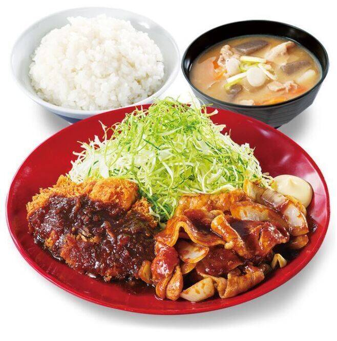 かつや ロースカツと豚スタミナ焼肉 丼 定食発売 22年最初の 合い盛り 新メニュー テイクアウト弁当も 22年1月25日 エキサイトニュース