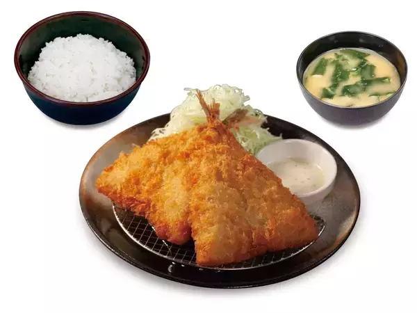 松のや、アジフライ・カキフライが今年も登場　「アジフライ(2枚)定食」930円、「海鮮盛合せ定食」1,030円など　9月16日から