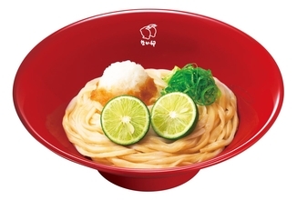 【なか卯】夏の風物詩「すだちおろしうどん」を発売　徳島県産すだちを丸ごと1個のせた爽やかな味わい