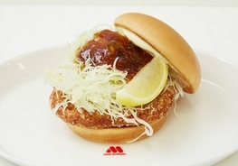 モスバーガー初の竜田揚げ「とり竜田バーガー」発売、国産鶏肉を使用、別添え生レモンでさっぱりと