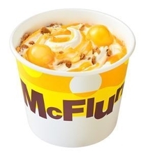 マクドナルド「マックフルーリー カスタード 白玉のっけてみた」発売、“ひんやり＆もちもち”の新食感スイーツ