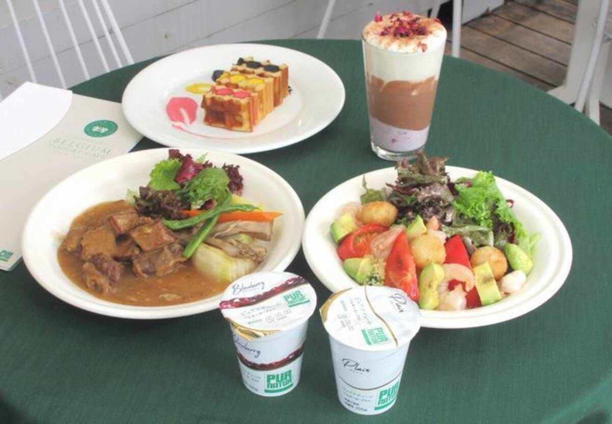 大人のヨーグルト 専門店が期間限定オープン 濃厚なコクと口どけ 代官山 ピュアナチュール ベルギーヨーグルトカフェ カネカ 19年10月18日 エキサイトニュース