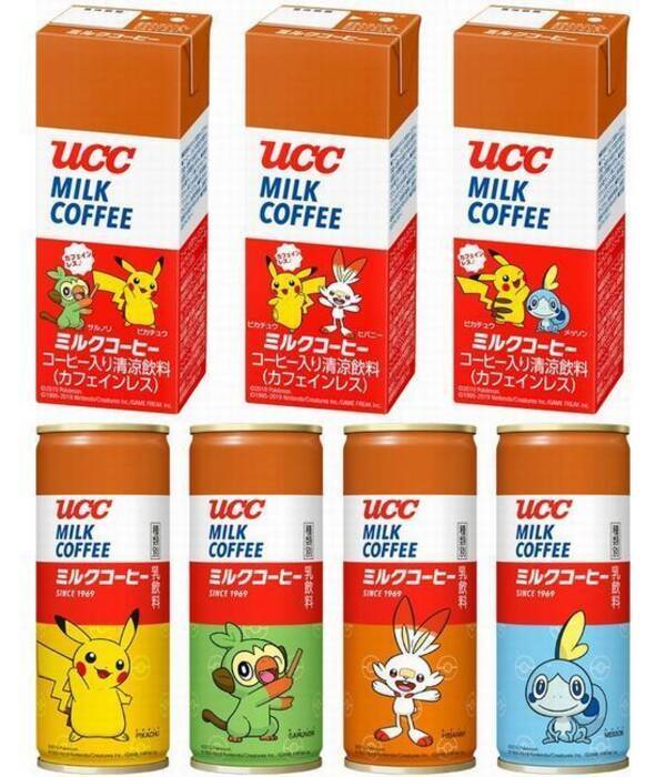 Ucc ミルクコーヒー がポケモンとコラボ ソード シールド の新キャラ サルノリ ヒバニー メッソン がピカチュウと共演 19年11月19日 エキサイトニュース