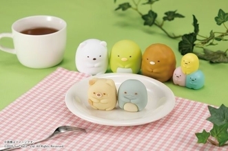 ファミマ限定 かわいい和菓子「食べマス すみっコぐらし ～“ねこ”と“とかげ”が新登場!～」発売/バンダイ