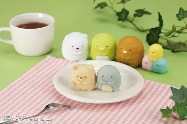 ファミマ限定 かわいい和菓子「食べマス すみっコぐらし ～“ねこ”と“とかげ”が新登場!～」発売/バンダイ