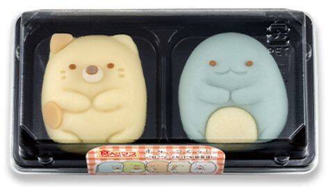 ファミマ限定 かわいい和菓子「食べマス すみっコぐらし ～“ねこ”と“とかげ”が新登場!～」発売/バンダイ