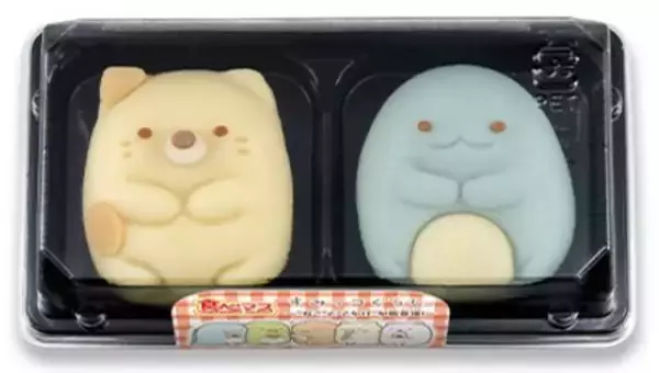 「ファミマ限定 かわいい和菓子「食べマス すみっコぐらし ～“ねこ”と“とかげ”が新登場!～」発売/バンダイ」の画像