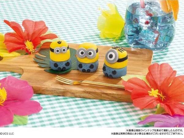 ローソン限定 食べマス ミニオン 発売 ボブ スチュアート ケビン がバナナ ストロベリー チョコレート味の和菓子に バンダイ 年7月30日 エキサイトニュース