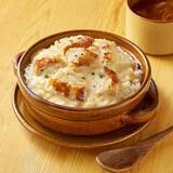 「ファミマお母さん食堂「ごはんにちょいかけ! シュクメルリ」に反響、袋のままレンジ調理できるパウチ惣菜/ファミリーマート」の画像1