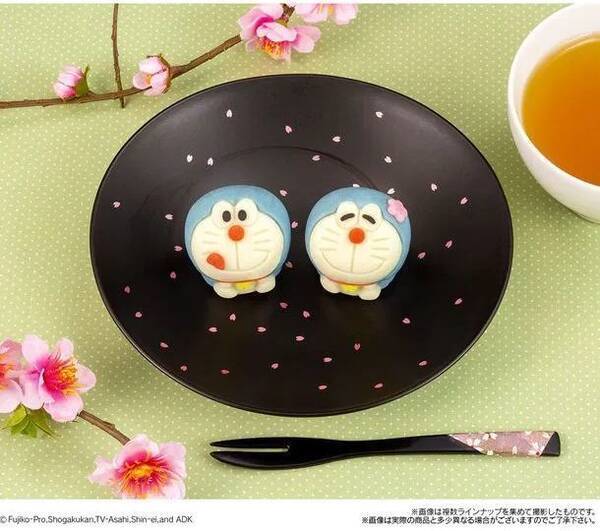 ローソン限定 食べマス ドラえもん21 発売 さくら味とカスタード味の和菓子 バンダイ 21年3月1日 エキサイトニュース